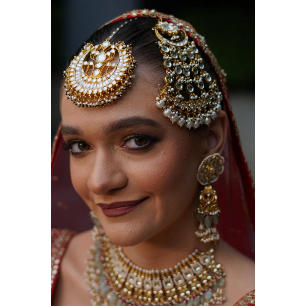 Amreli Jaipur Safa Pachi Gold Kundan Passa