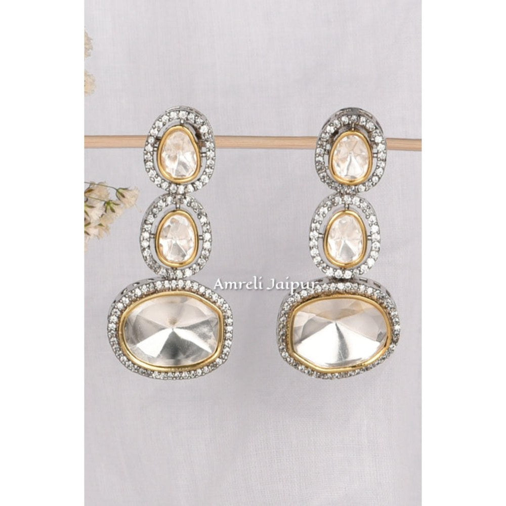 Amreli Jaipur Sasha Polki Kundan Earrings