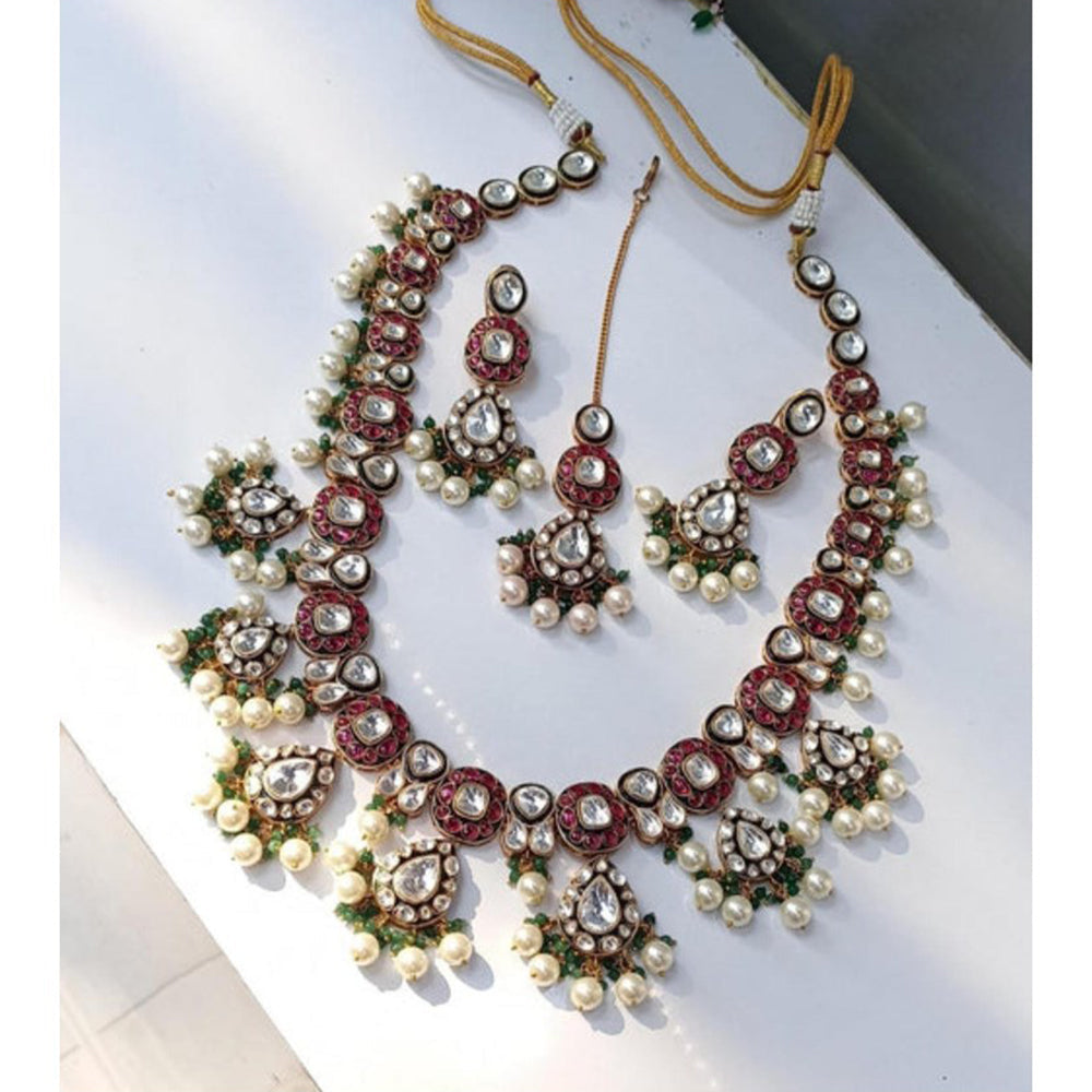 Amreli Jaipur Shibani Long Polki Kundan Set