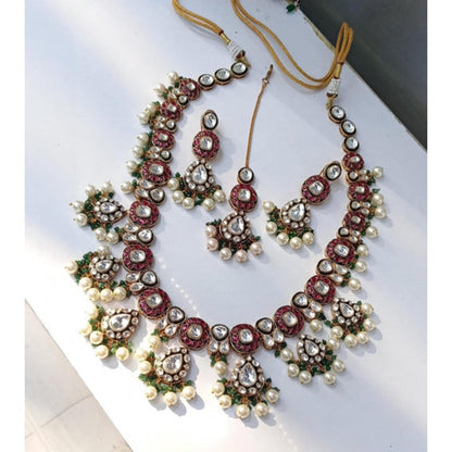 Amreli Jaipur Shibani Long Polki Kundan Set