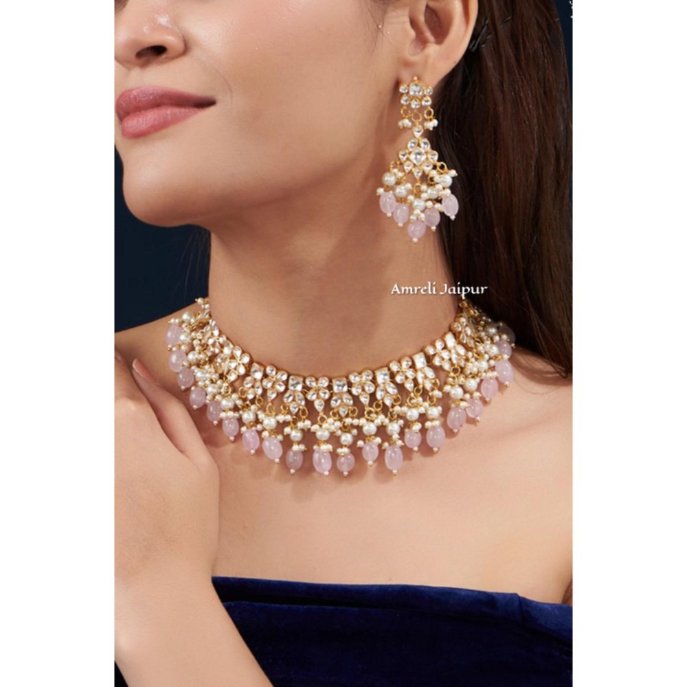 Amreli Jaipur Simar Pachi Kundan Set