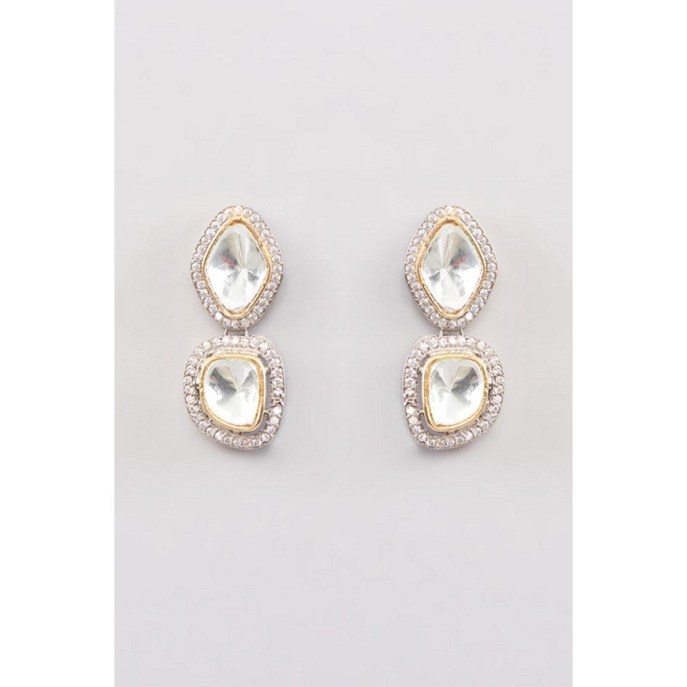 Amreli Jaipur Simone Polki Kundan Earrings