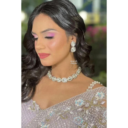 Amreli Jaipur Simone Polki Kundan Earrings
