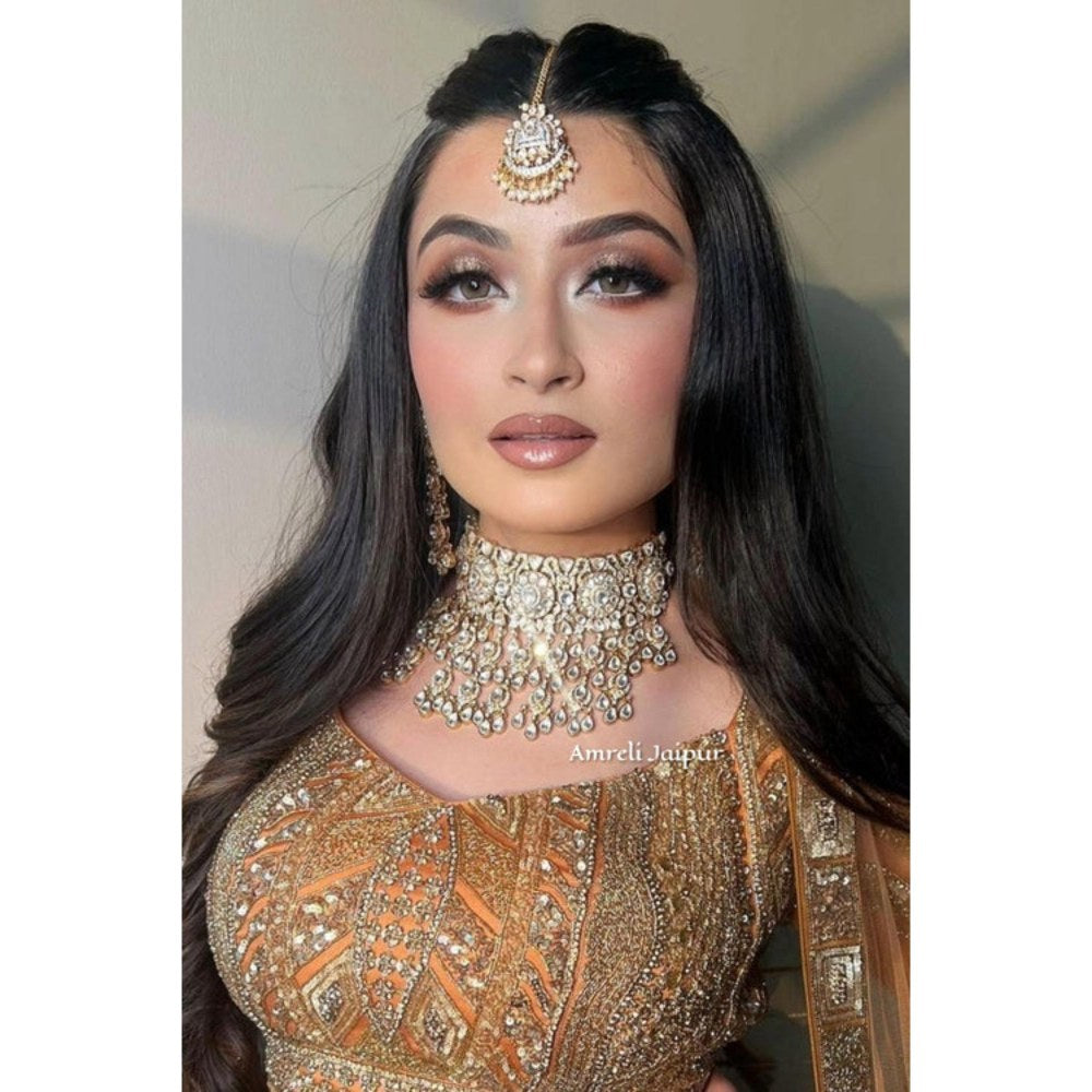 Amreli Jaipur Sobia Polki Victorian Choker Set