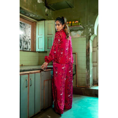 Amrood Pink Summer Co-Ord (Set of 3)