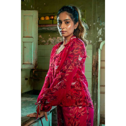 Amrood Pink Summer Co-Ord (Set of 3)