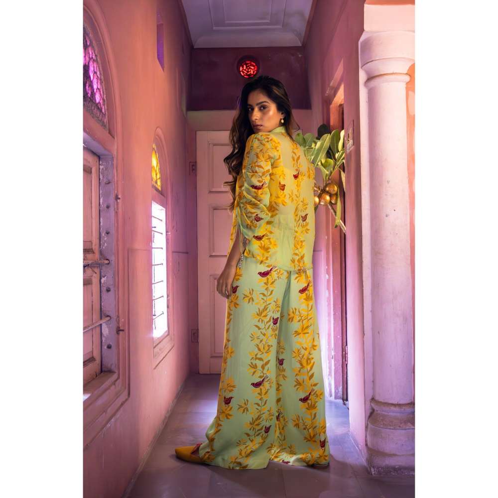 Amrood Yellow Co-Ord (Set of 3)