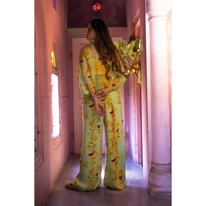 Amrood Yellow Co-Ord (Set of 3)