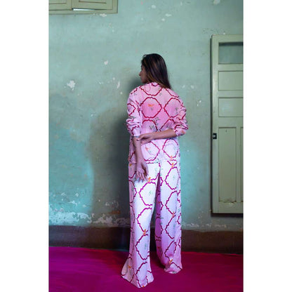 Amrood Pink Co-Ord (Set of 3)