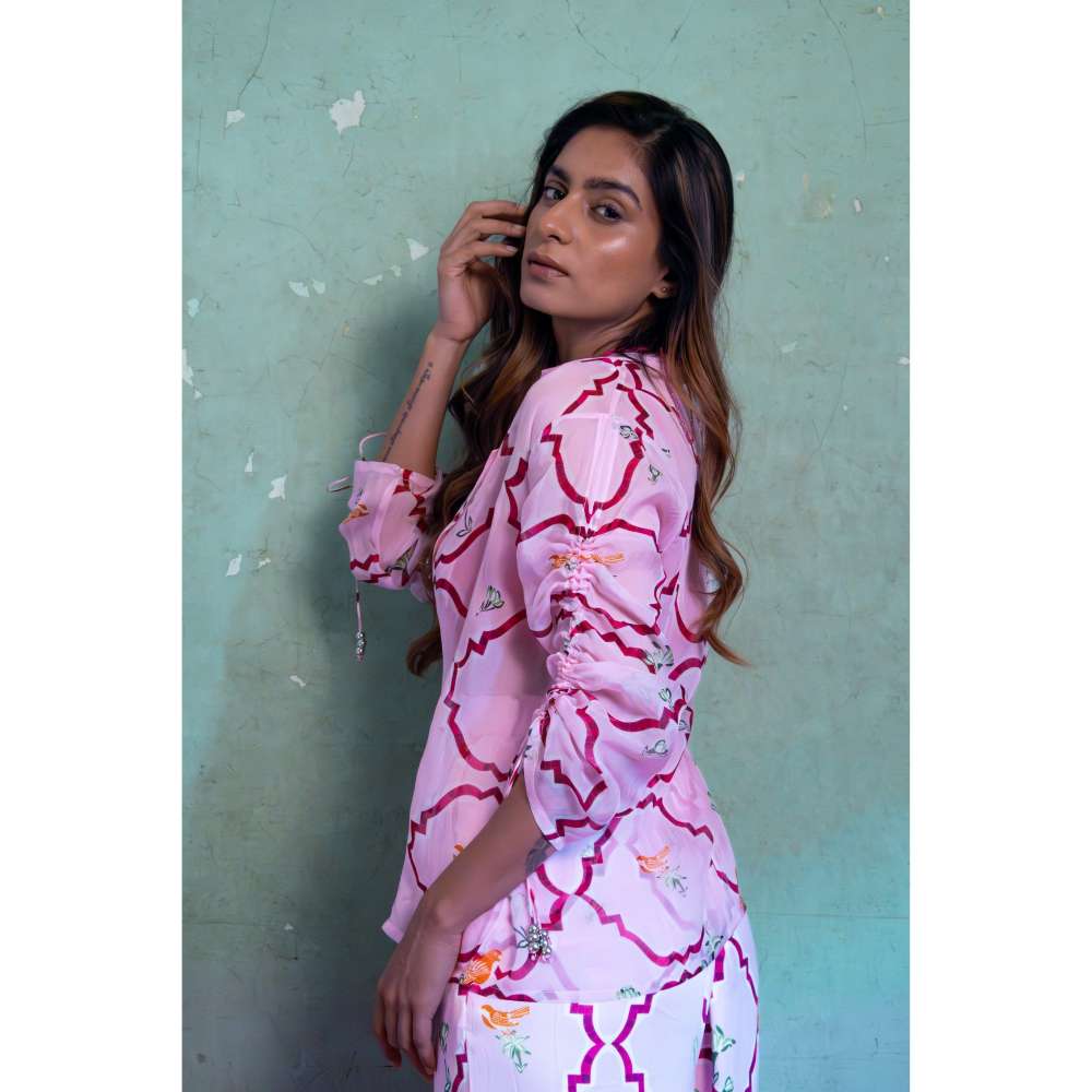 Amrood Pink Co-Ord (Set of 3)