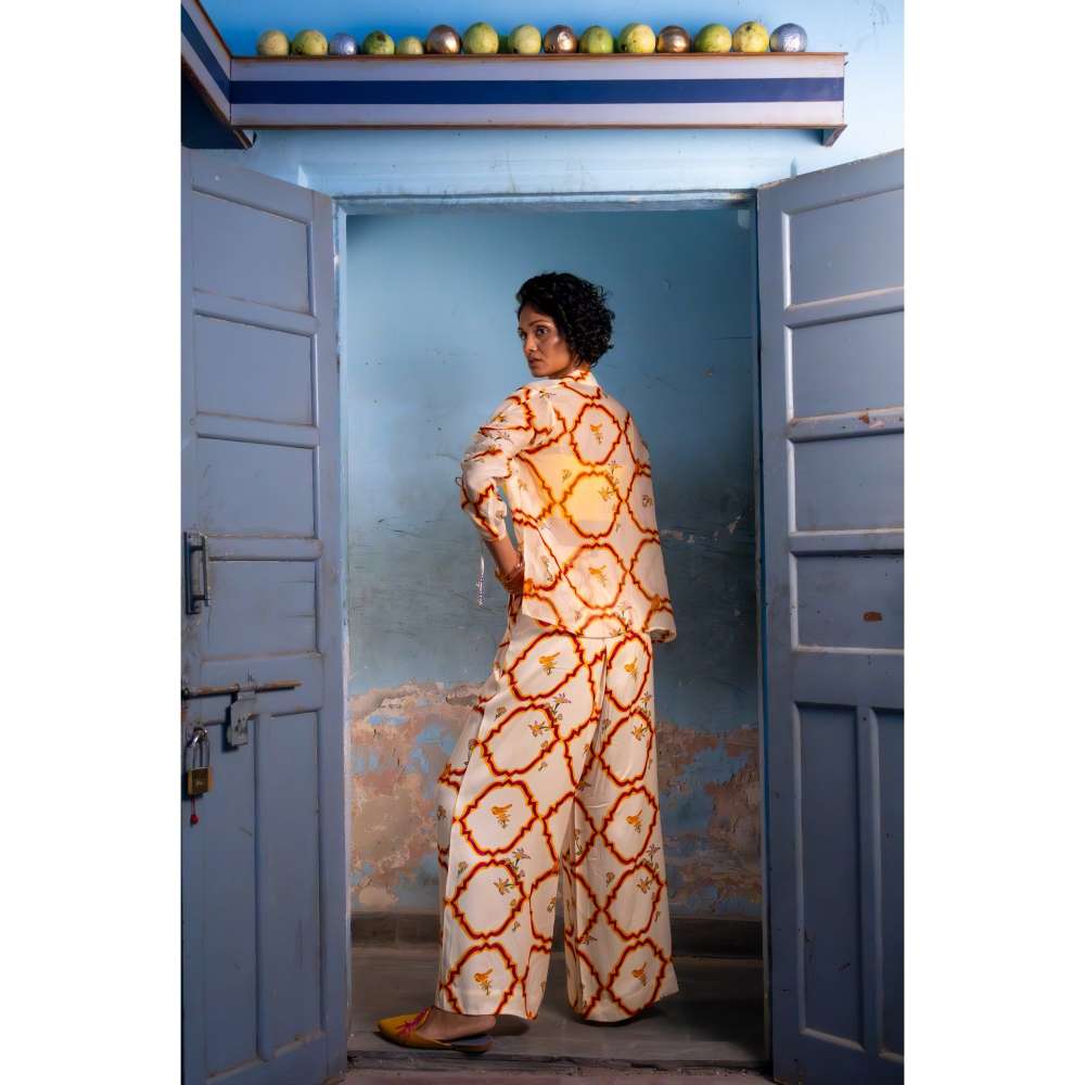 Amrood Yellow Co-Ord (Set of 3)