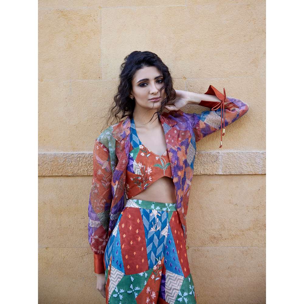 Amrood Multi-Colour Co-Ord (Set of 3)