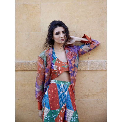 Amrood Multi-Colour Co-Ord (Set of 3)