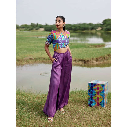 Amrood Purple Jumpsuits