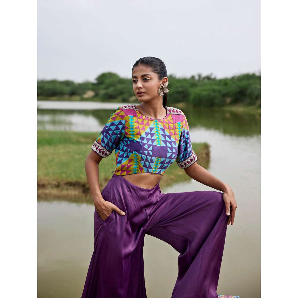 Amrood Purple Jumpsuits