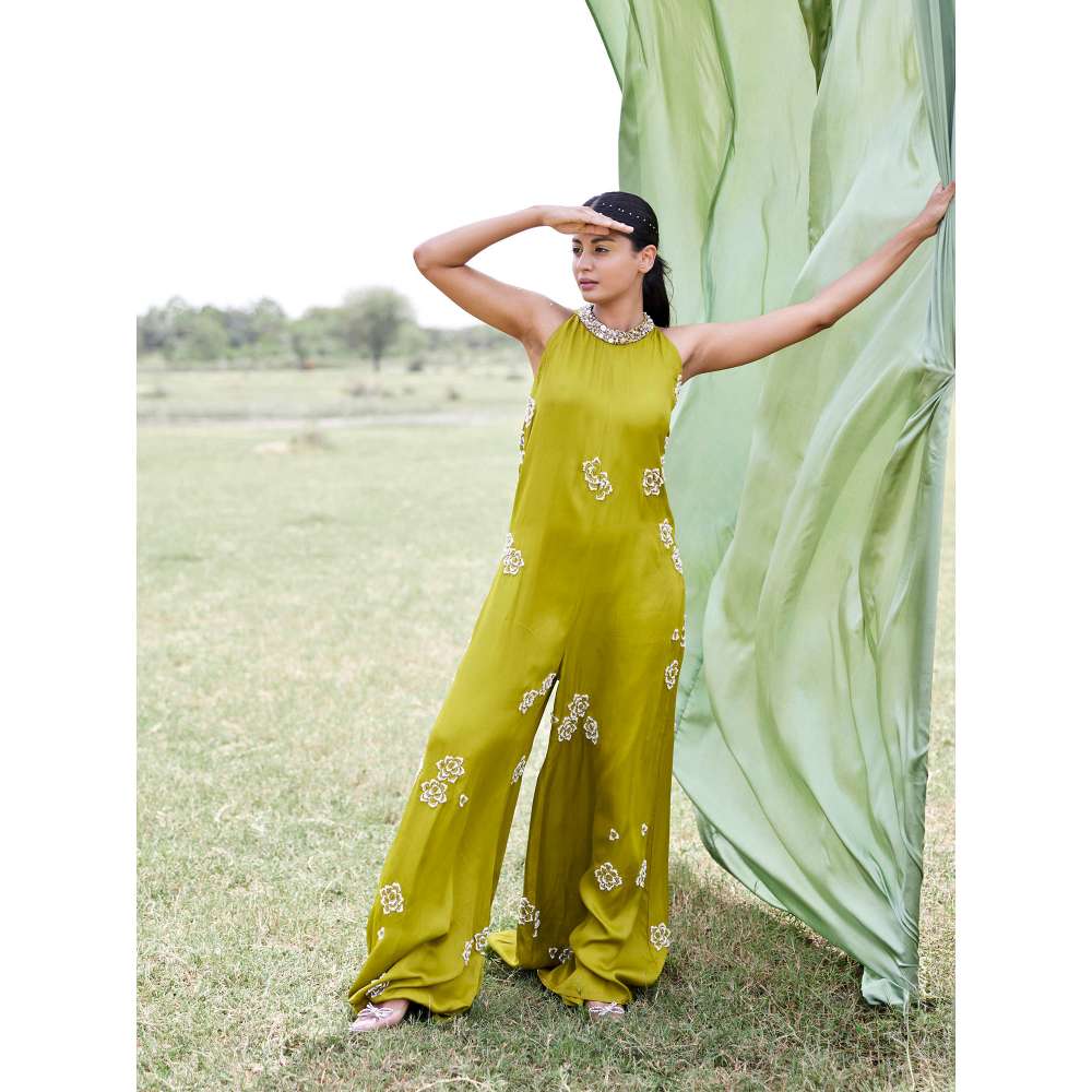Amrood Green Jumpsuits