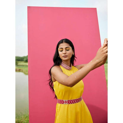 Amrood Yellow Jumpsuits