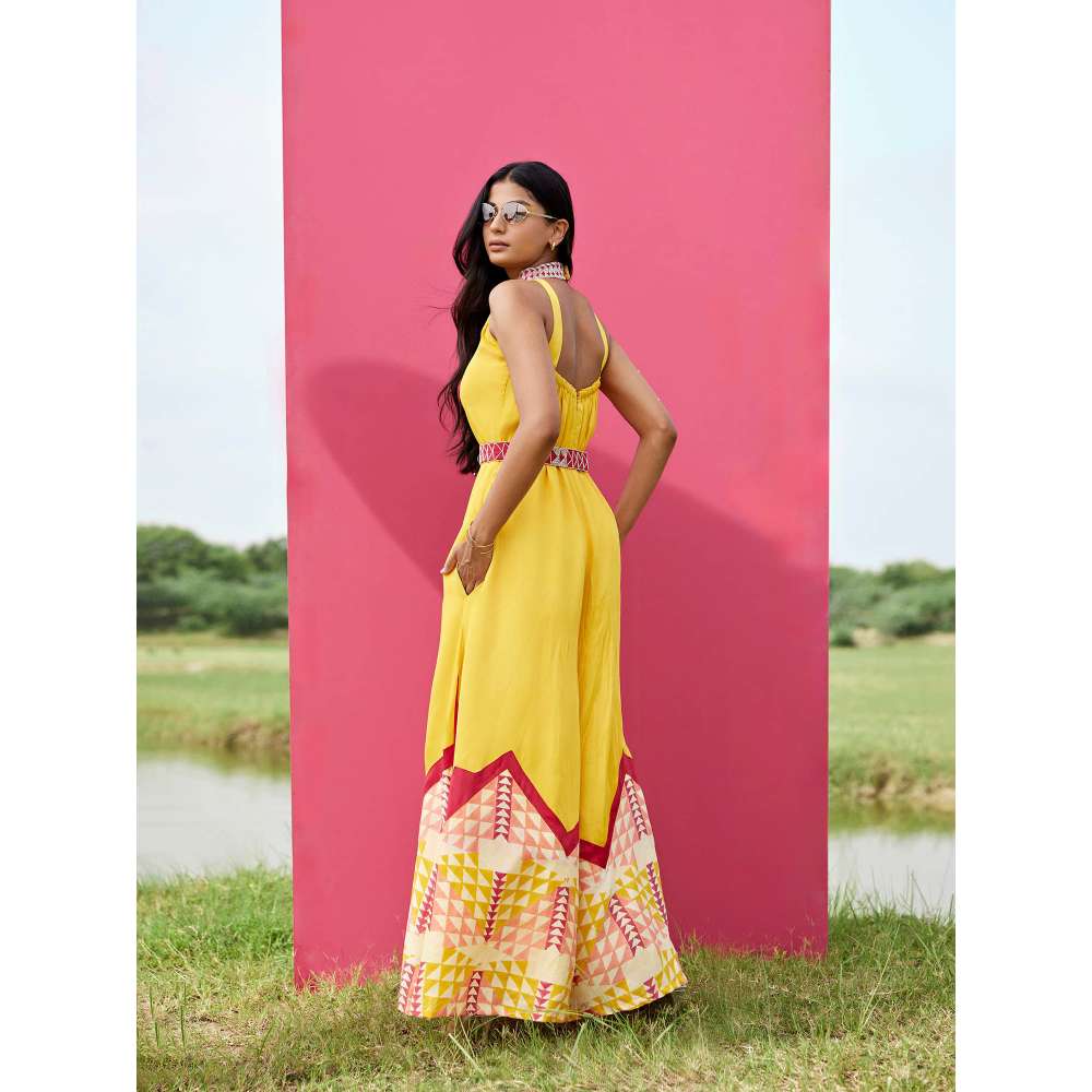 Amrood Yellow Jumpsuits