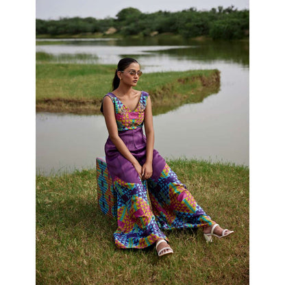 Amrood Purple Jumpsuits