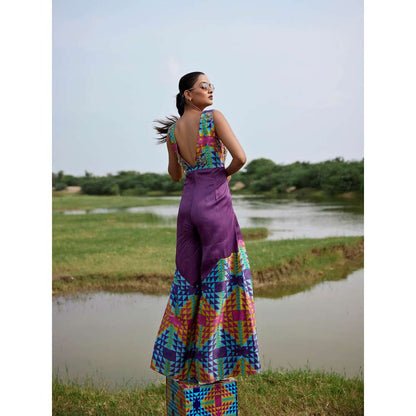 Amrood Purple Jumpsuits