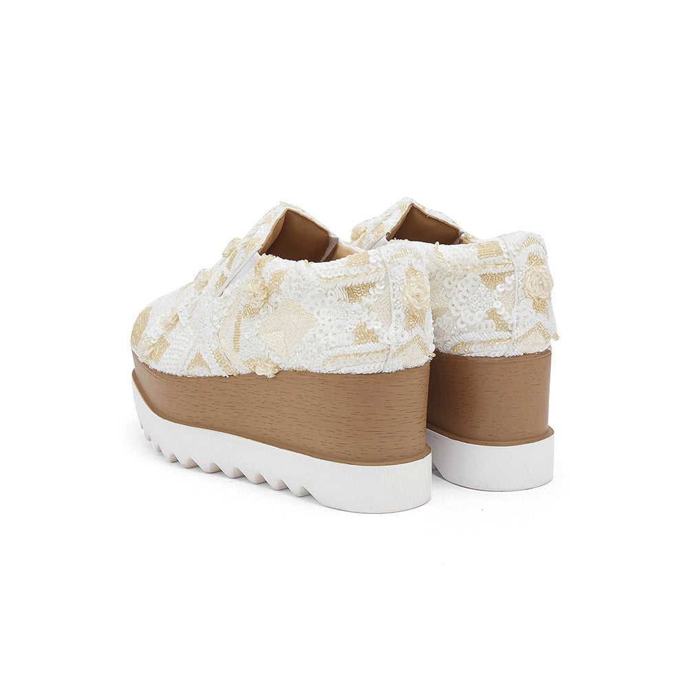 Anaar Enchanted Wedding Wedge Sneakers