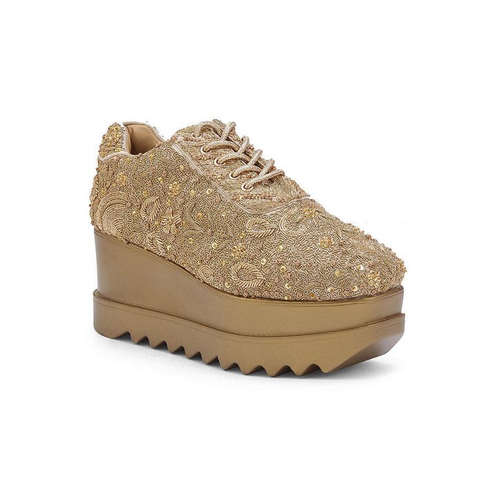 Anaar Kintsugi Wedding Wedge Sneakers