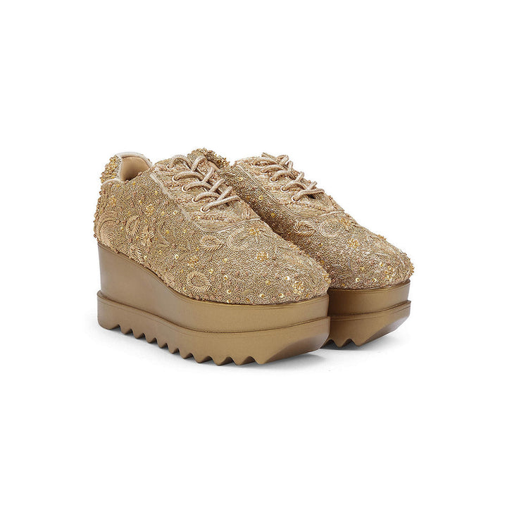 Anaar Kintsugi Wedding Wedge Sneakers