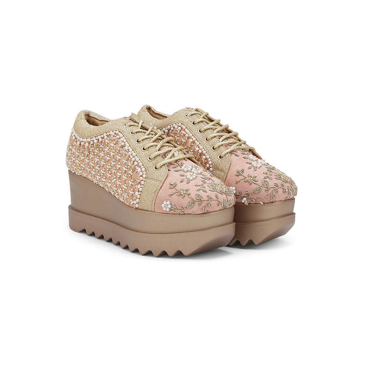 Anaar Mahal Signature Wedding Wedge Sneakers