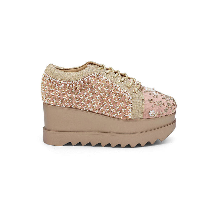 Anaar Mahal Signature Wedding Wedge Sneakers