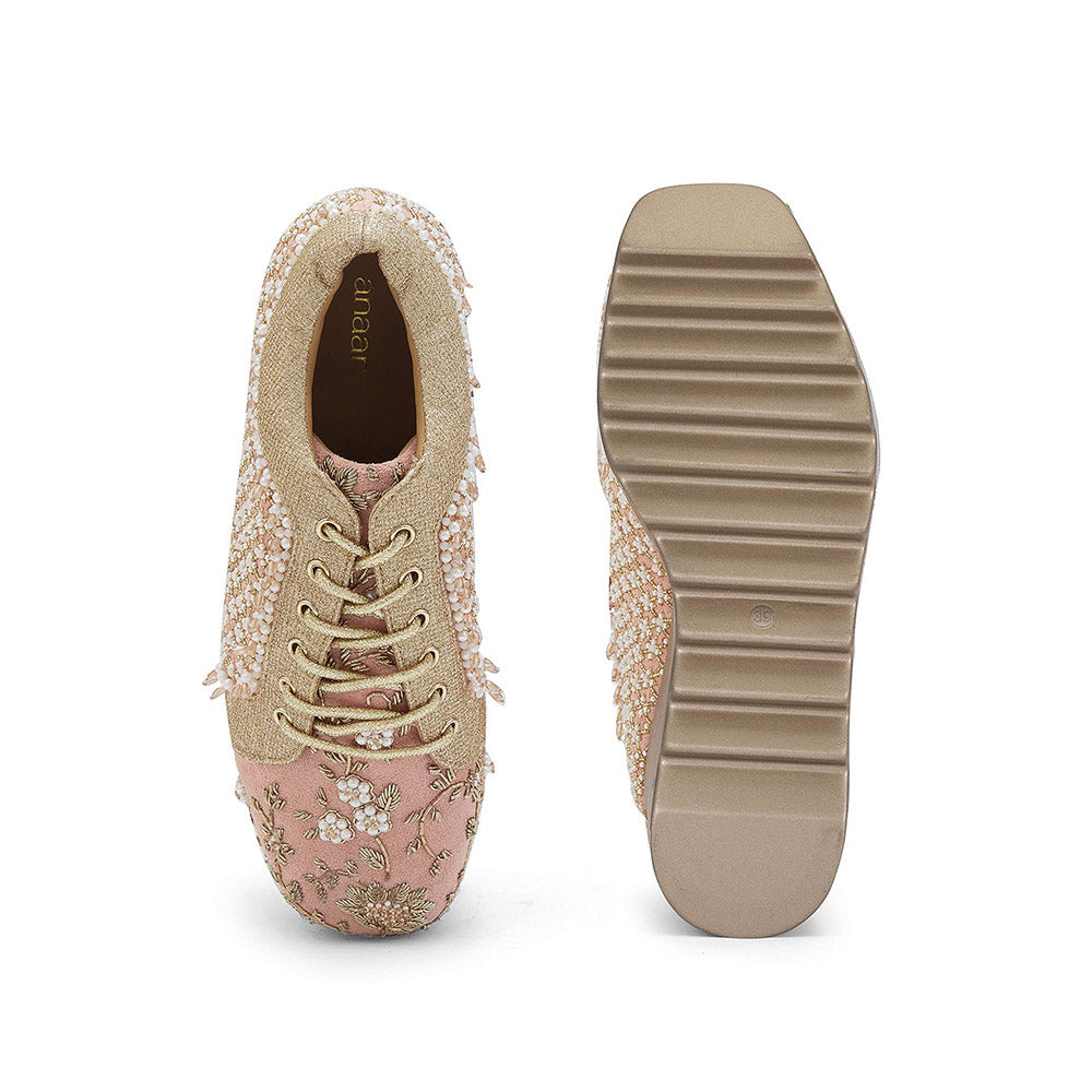 Anaar Mahal Signature Wedding Wedge Sneakers