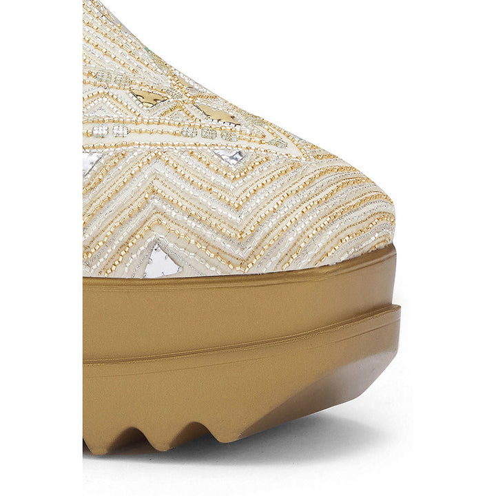 Anaar Art Deco 23 Wedding Wedge Sneakers