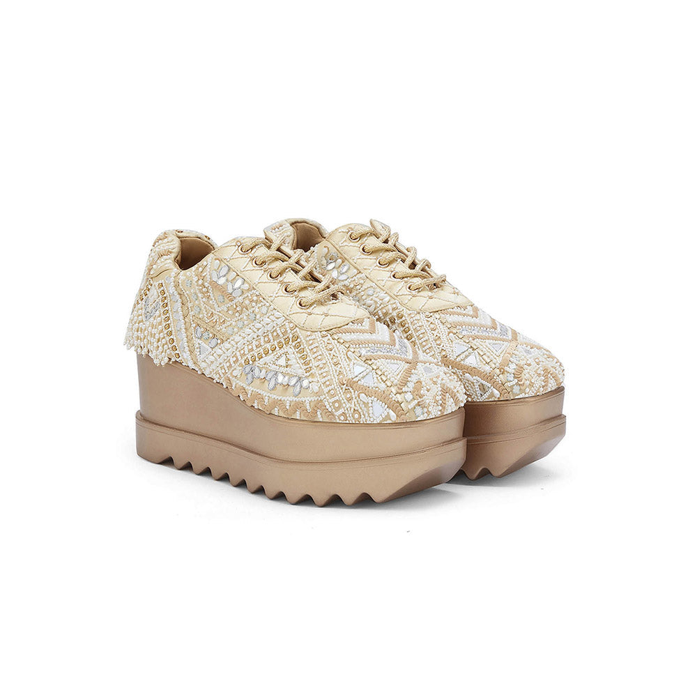 Anaar Jashn Wedding Wedge Sneakers