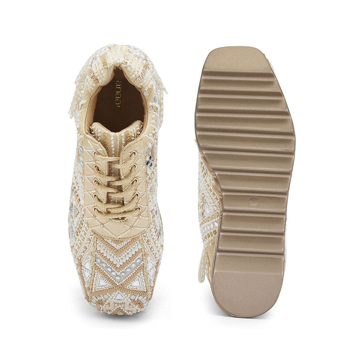 Anaar Jashn Wedding Wedge Sneakers