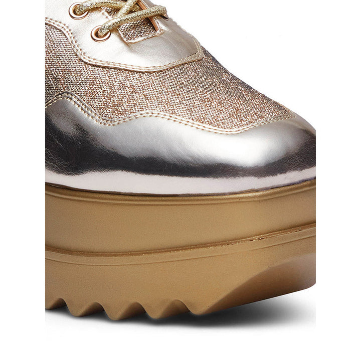 Anaar Metallic Mela Wedding Wedge Sneakers