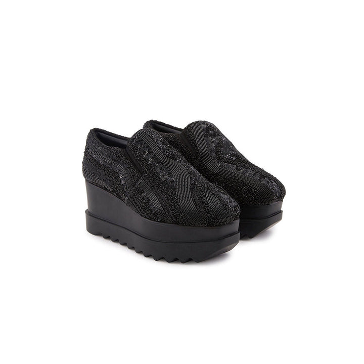 Anaar Midnight Magic Wedge Sneakers