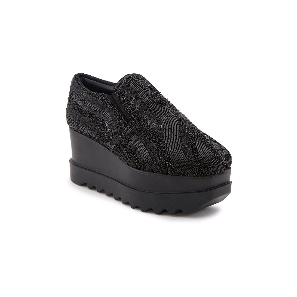 Anaar Midnight Magic Wedge Sneakers