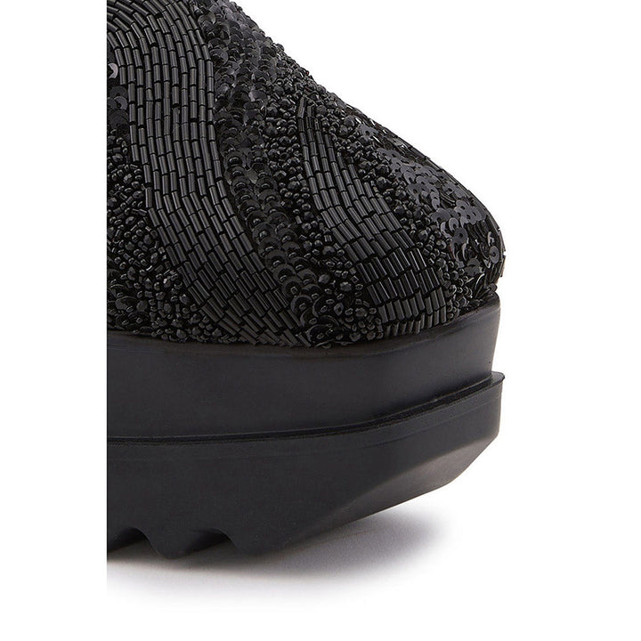 Anaar Midnight Magic Wedge Sneakers