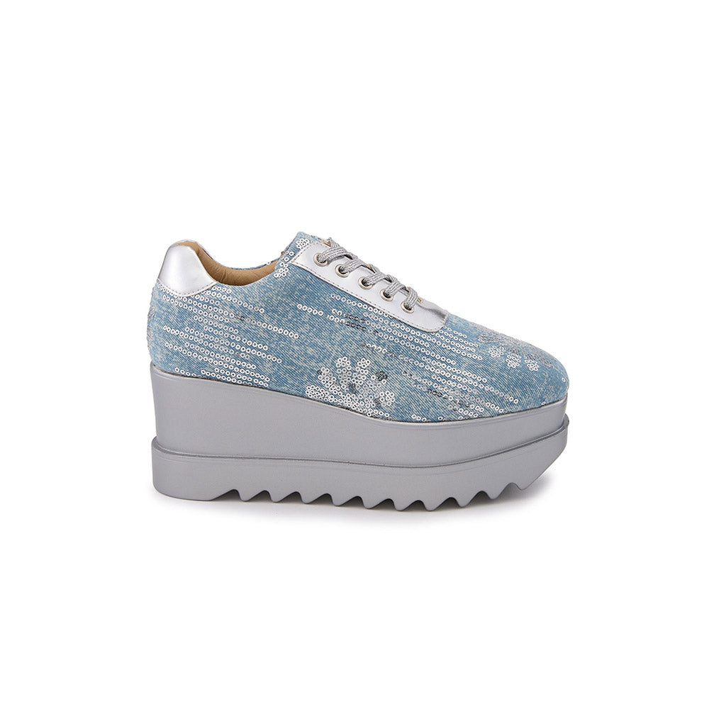 Anaar BLUE MOON Wedge Sneakers