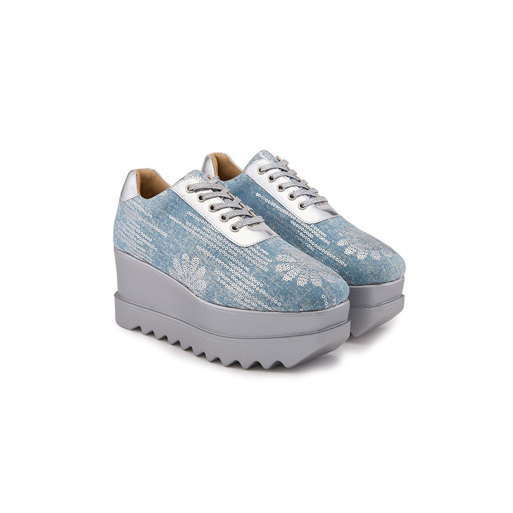 Anaar BLUE MOON Wedge Sneakers