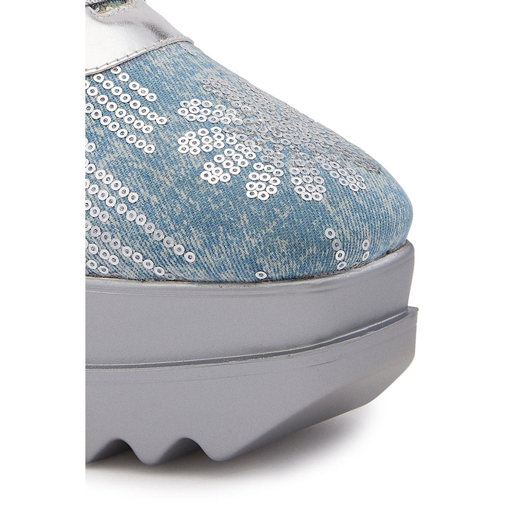 Anaar BLUE MOON Wedge Sneakers