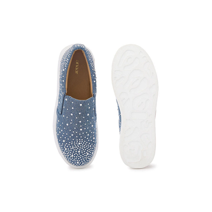 Anaar GLITTER RAIN Flat Sneakers