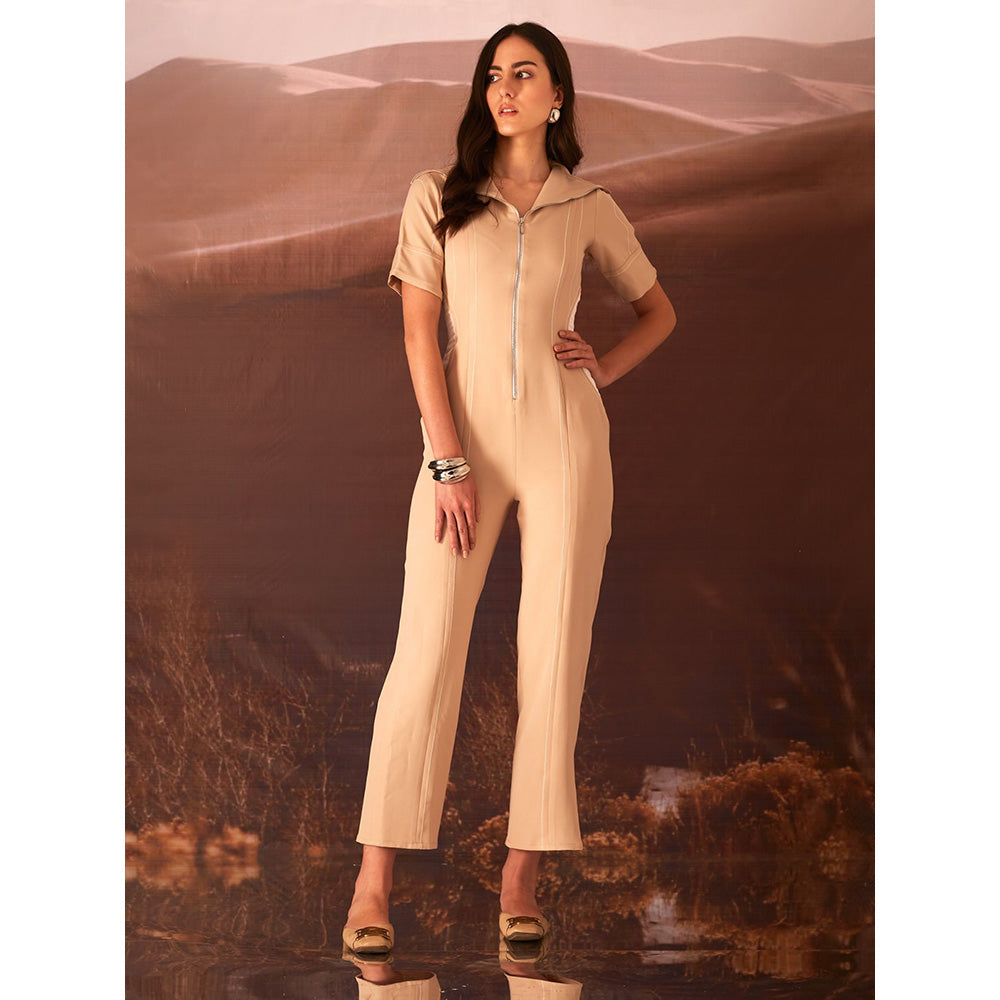 AN'ERA BY ASMITA VERMA Beige June Jumpsuit