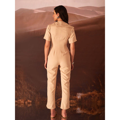 AN'ERA BY ASMITA VERMA Beige June Jumpsuit