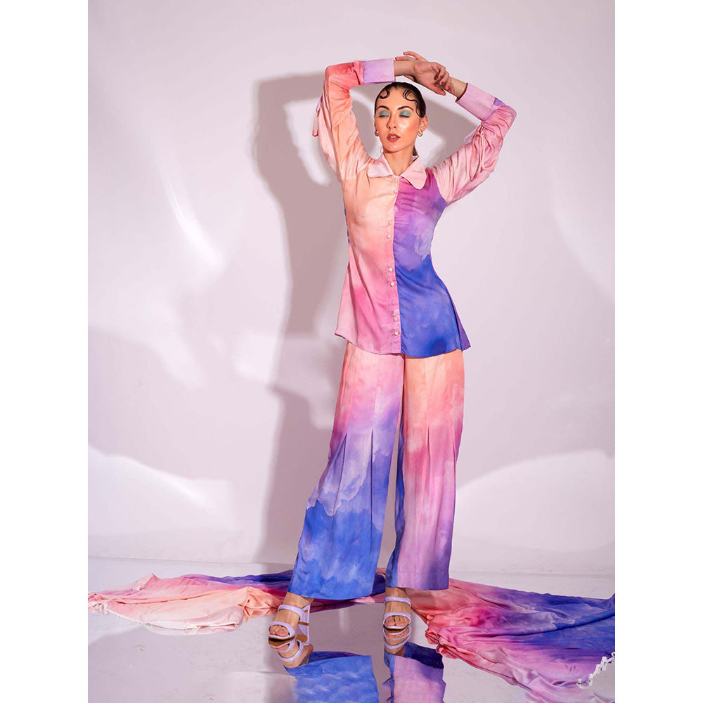 AN'ERA BY ASMITA VERMA Multi-Colour Utopia Co-Ord (Set of 2)