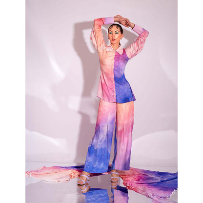 AN'ERA BY ASMITA VERMA Multi-Colour Utopia Co-Ord (Set of 2)