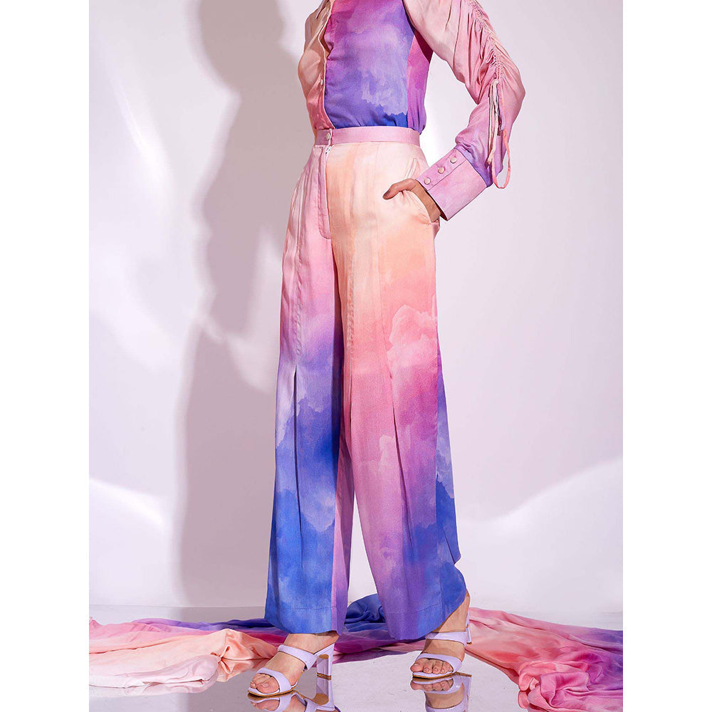 AN'ERA BY ASMITA VERMA Multi-Colour Utopia Co-Ord (Set of 2)