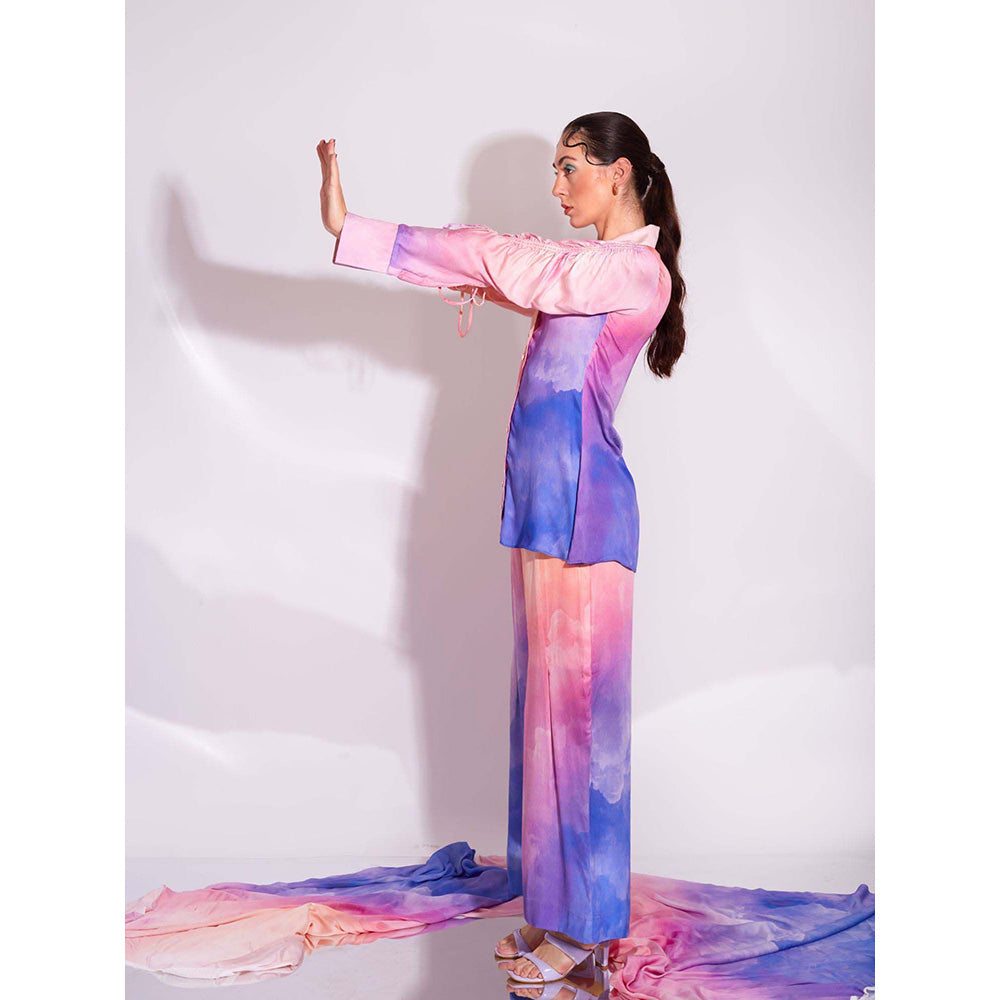 AN'ERA BY ASMITA VERMA Multi-Colour Utopia Co-Ord (Set of 2)