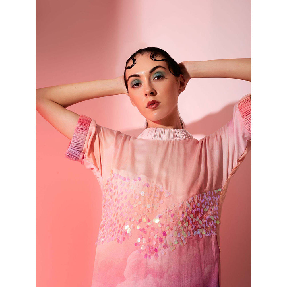 AN'ERA BY ASMITA VERMA Multi-Colour Mirage Knee Length Dress