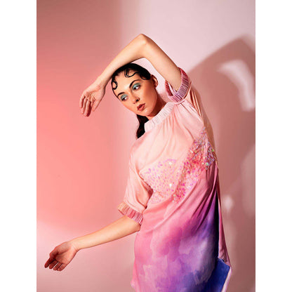 AN'ERA BY ASMITA VERMA Multi-Colour Mirage Knee Length Dress