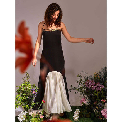 AN'ERA BY ASMITA VERMA Black Noir Maxi Dress